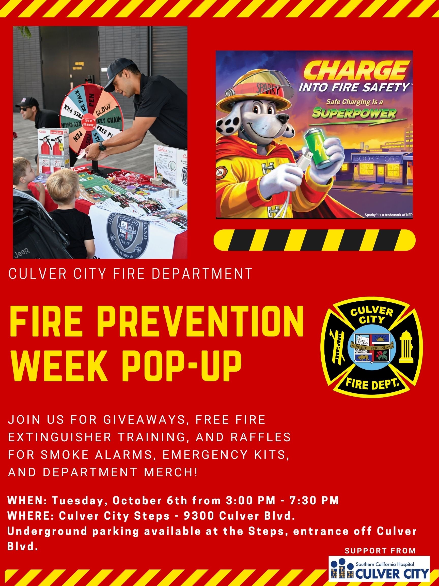 Flyer for Fire Dept.