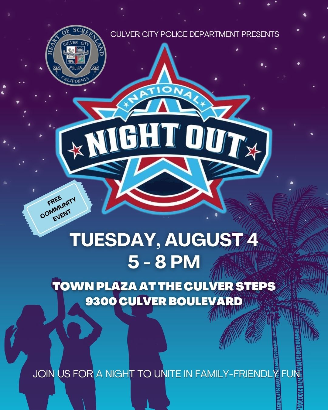 National Night Out at The Culver Steps